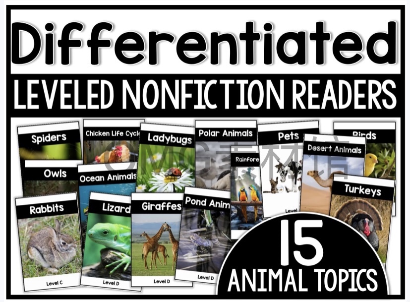 Nonfiction Readers (Levels A-D)Set 1 Animal Topics_cover.jpg