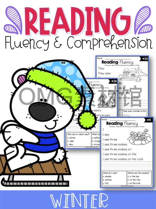 4.Winter Reading Fluency and Comprhension_cover.png