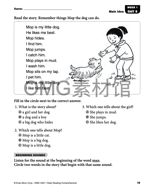 Daily Reading Comprehension,Grade 1_inside_08.jpg