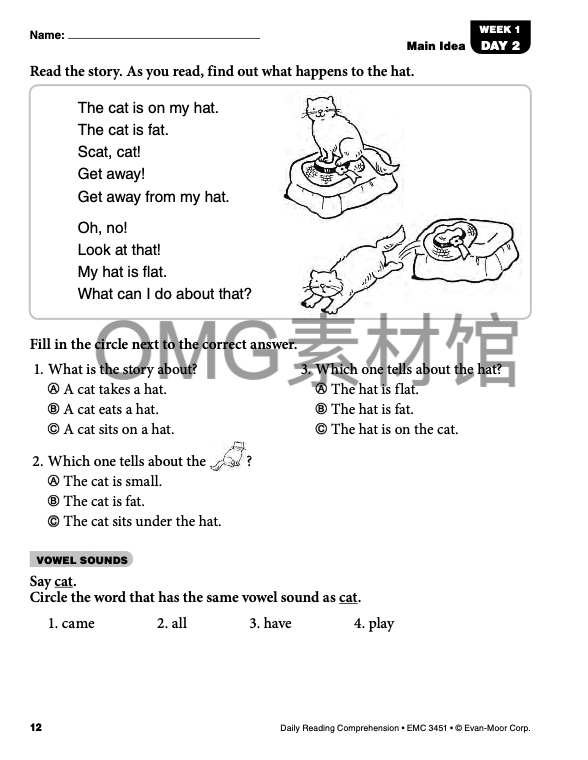 Daily Reading Comprehension,Grade 1_inside_05.jpg