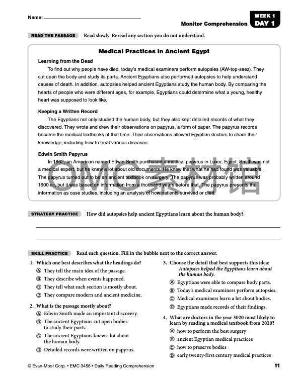 Daily Reading Comprehension,Grade 6_inside_02.jpg