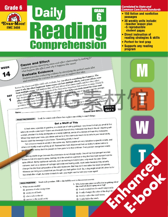 Daily Reading Comprehension,Grade 6_cover.jpg