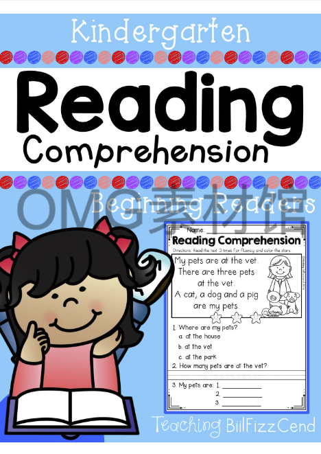 Kindergarten Reading Comprehension (SET1) _cover.png