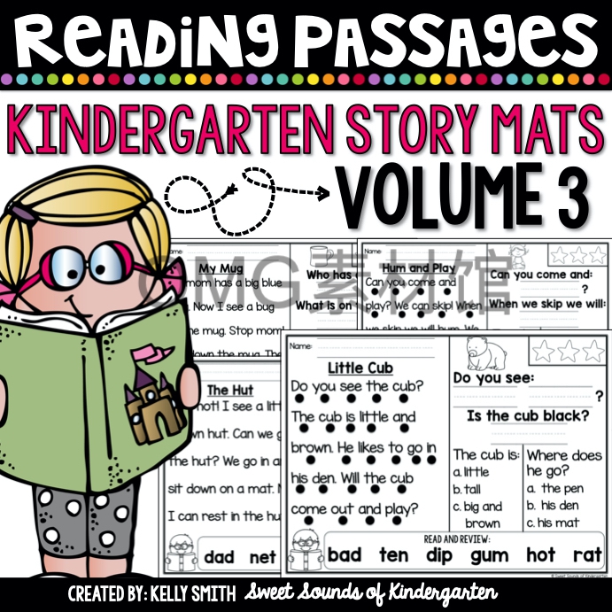 03.Kindergarten Reading Comprehension Passages- Volume 3_cover.jpg