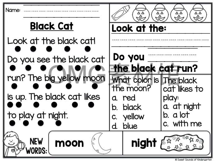 05.Kindergarten Reading Comprehension Passages- HALLOWEEN_inside_02.jpg