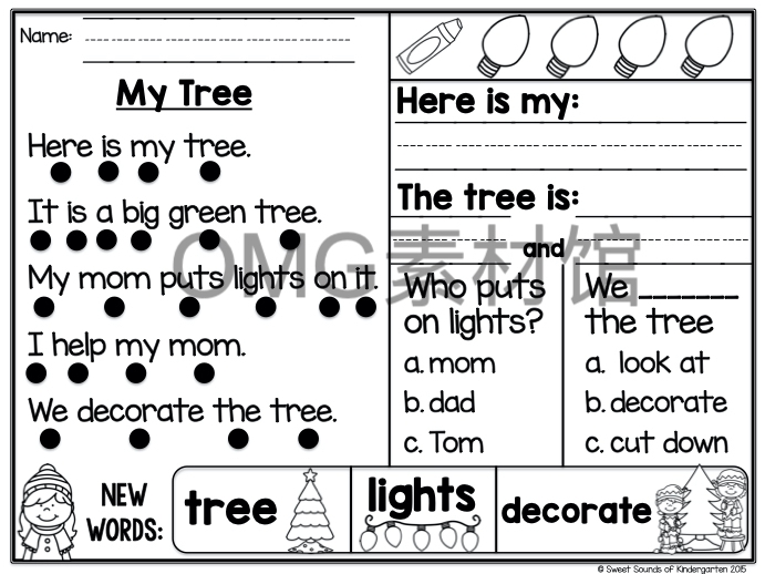 09.Kindergarten Reading Comprehension Passages- Christmas FREEBIE_inside_02.jpg