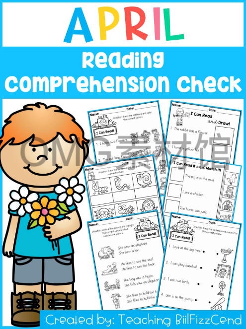 A01-11-8. Reading Comprehension Checks for April_cover.jpg