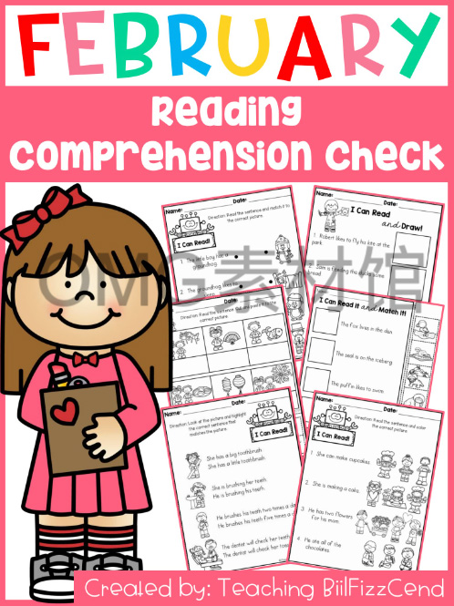 A01-11-6. Reading Comprehension Checks for February_cover.jpg