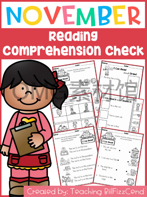 A01-11-3. Reading Comprehension Checks for November_cover.jpg