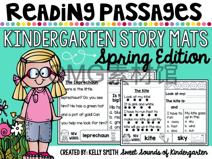 A01-21-07.Kindergarten Reading Comprehension Passages- SPRING_cover.jpg
