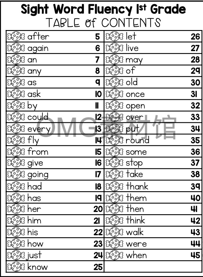 3.Sight Word Fluency Read and Color (First Grade) _inside_01.png