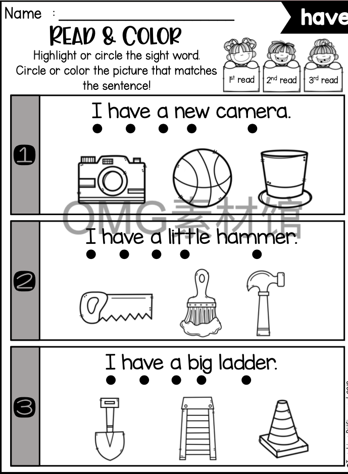 2.Sight Word Fluency Read and Color (Primer) _inside_03.png