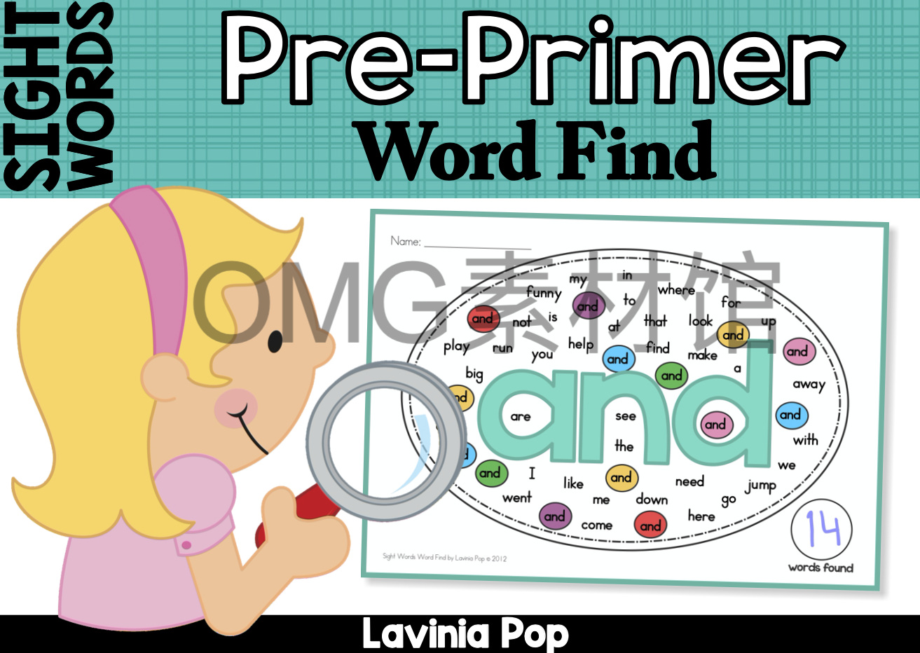 1.Sight Words Center Pre-Primer Word Find Distance Learning_cover.png
