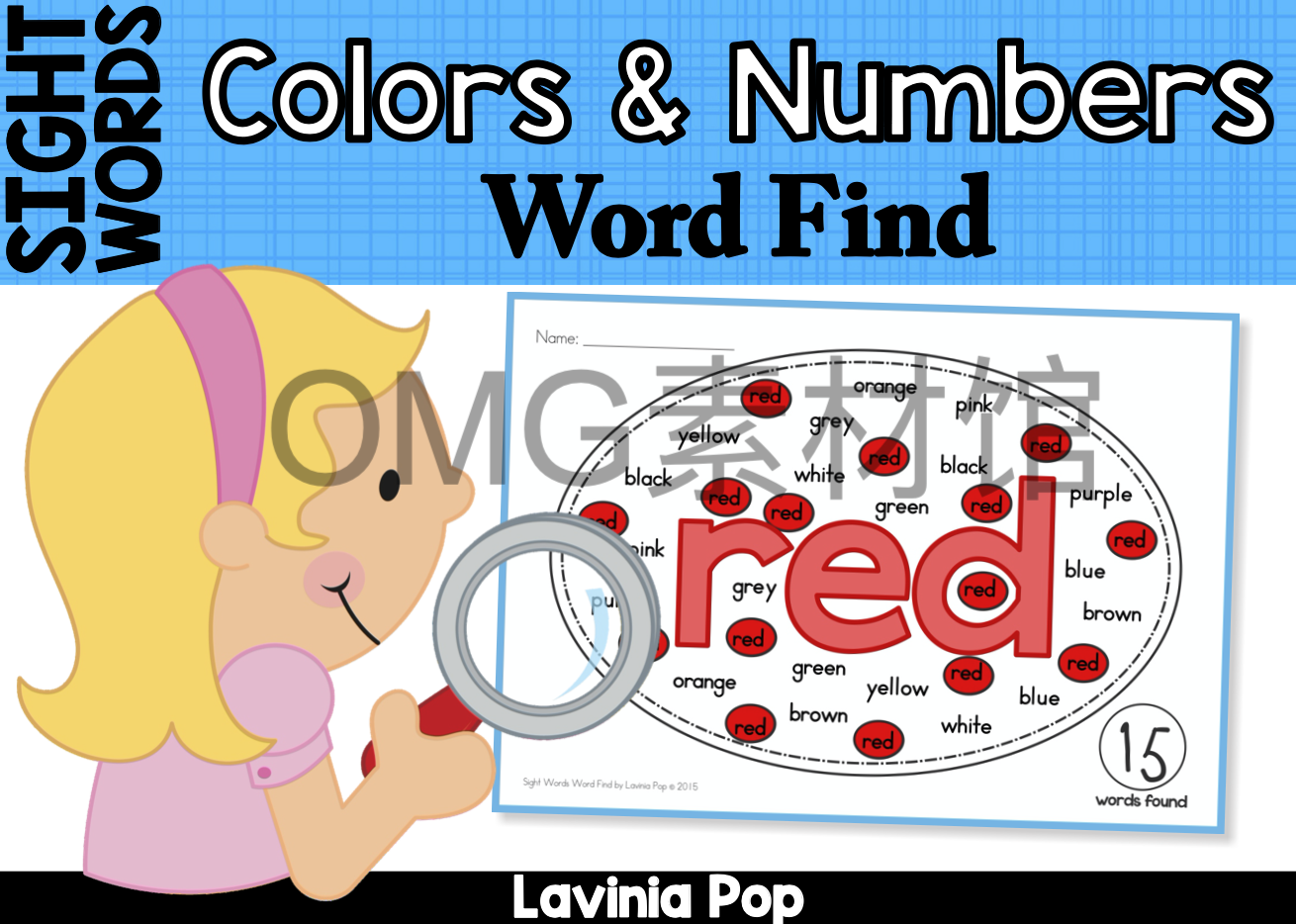 6.Sight Words Center Colors & Numbers Word Find_cover.png