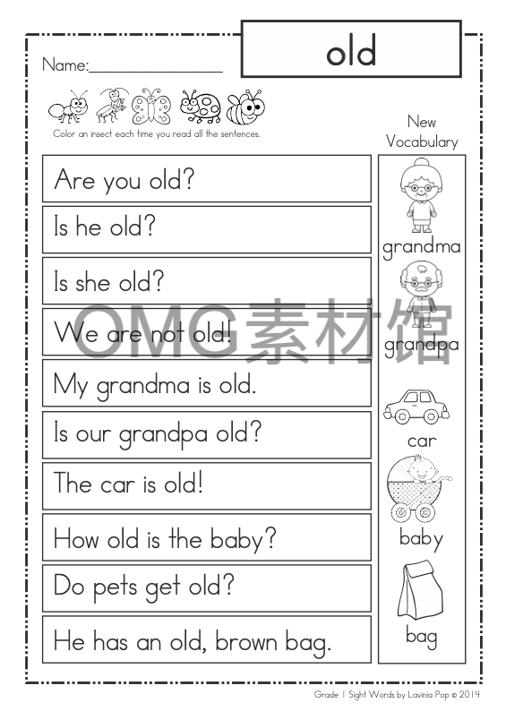 3.Sight Words Reading Homework - Grade1_inside_02.png
