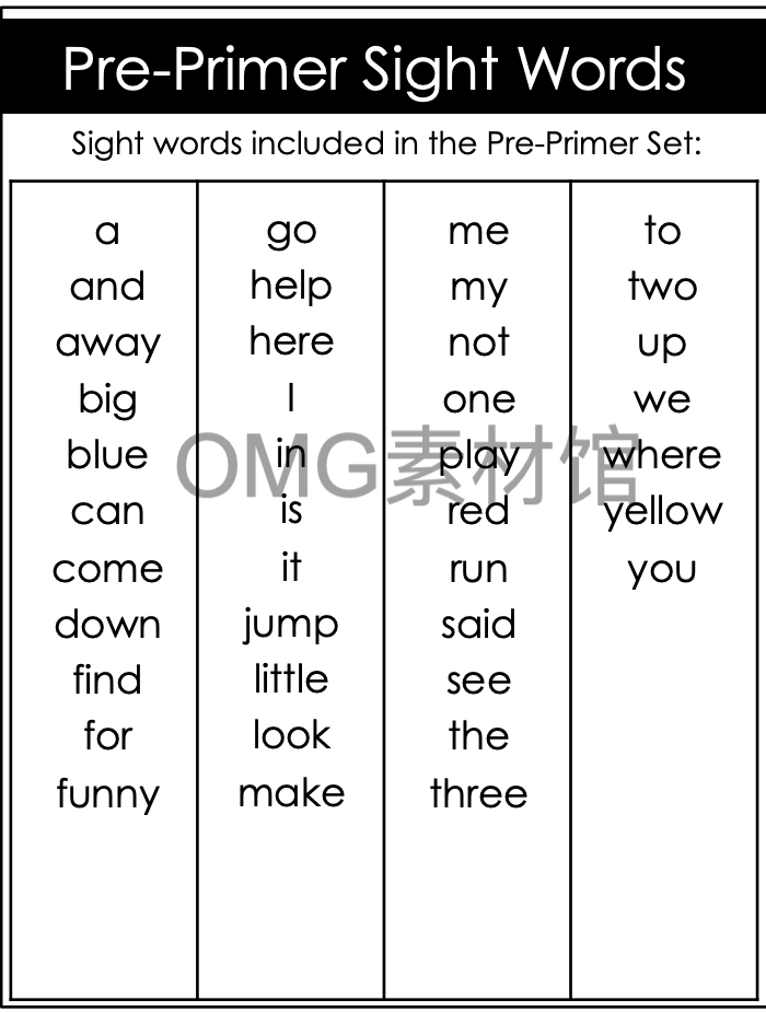 【1】Sight Word Fluency Pyramid Sentences Pre-Primer_inside_02.png