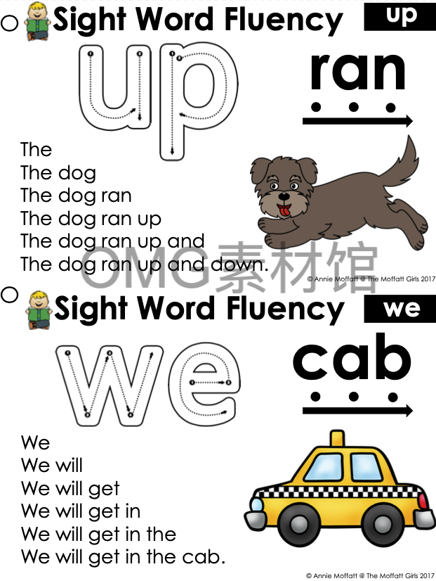 【1】Sight Word Fluency Pyramid Sentences Pre-Primer_inside_05.png