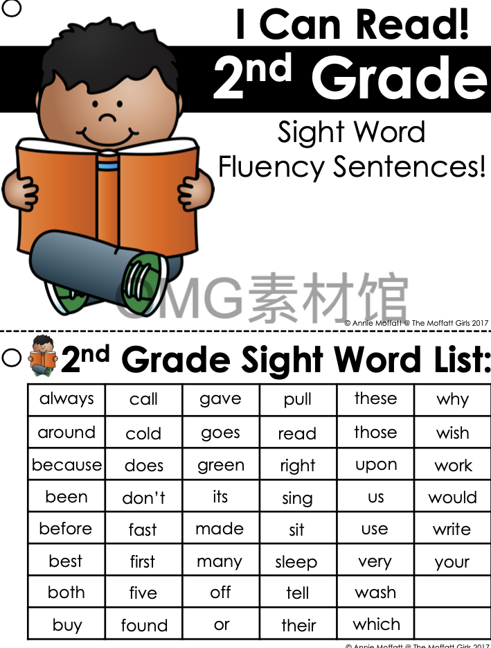 【4】Sight Word Fluency Pyramid Sentences 2nd Grade_inside_02.png