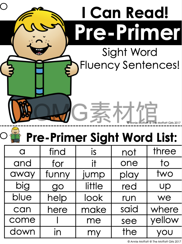 【1】Sight Word Fluency Pyramid Sentences Pre-Primer_inside_03.png