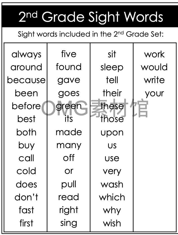 【4】Sight Word Fluency Pyramid Sentences 2nd Grade_inside_01.png
