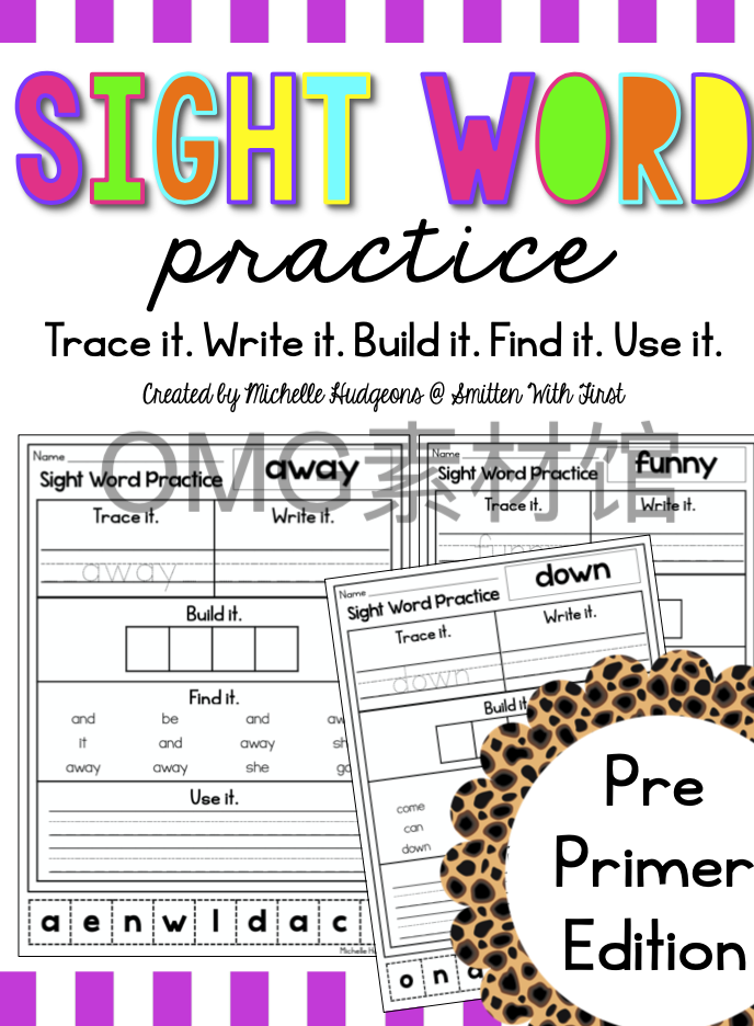SightWordPracticePREPRIMERTraceitWriteitBuilditFinditUseit_cover.png