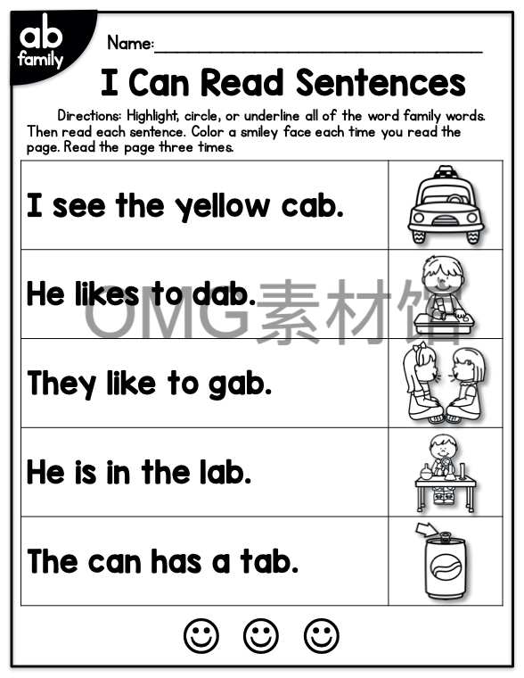 1.I Can Read Phonics Sentences - Short Vowel Word Families_inside_02.jpg