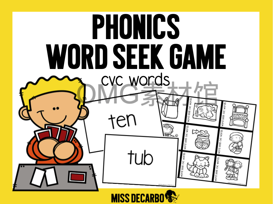 1.Phonics Word Seek Game CVC Words_cover.png